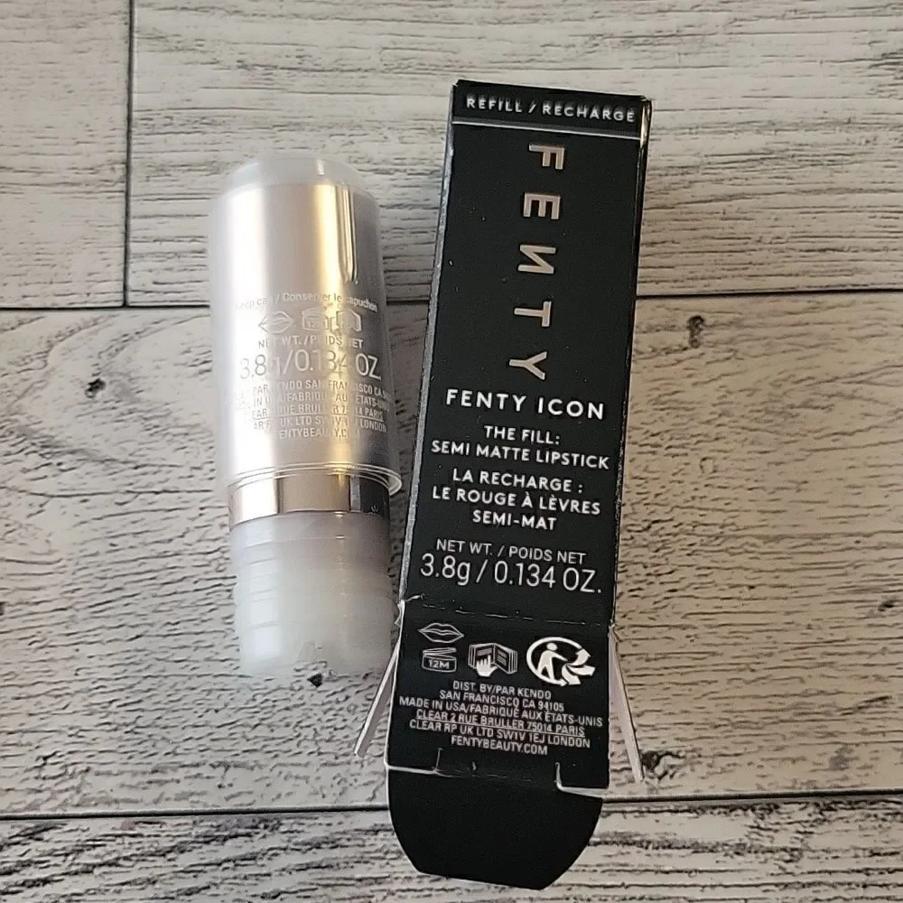Fenty Beauty Icon Lipstick Refill and Empty Case